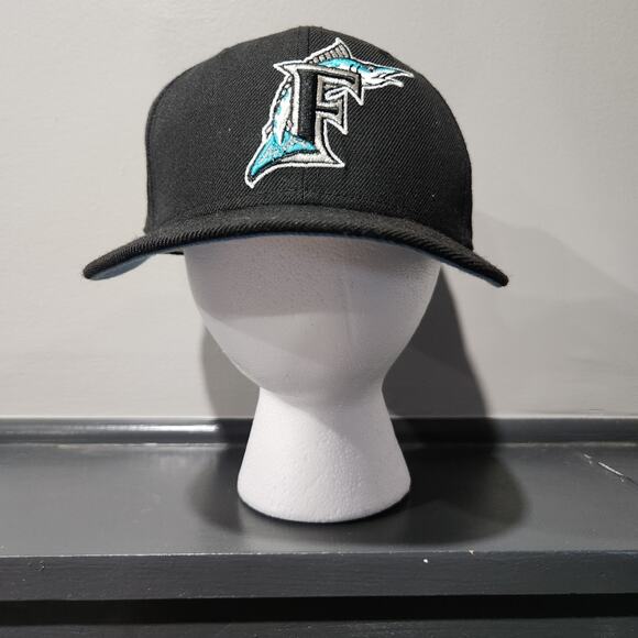 VTG Florida Marlins New Era 59Fifty Mens 7 World Series 2003 Cooperstown Hat Cap - Picture 6 of 16